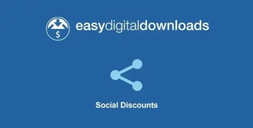 Easy Digital Downloads Social Discounts Addon v2.0.5 GPL