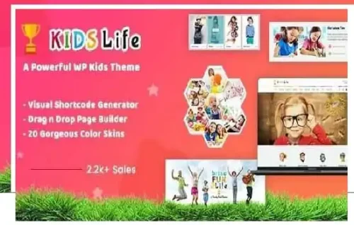 Kids Life Theme GPL – Children School WordPress Theme