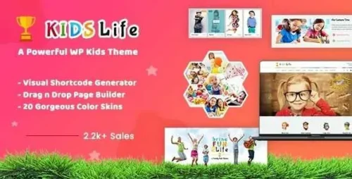 Kids Life Theme GPL v4.2 – Children School WordPress Theme