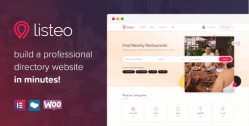 Listeo Theme GPL v1.9.84 – Directory & Listings With Booking – WordPress Theme