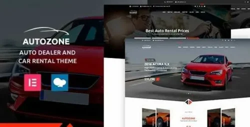Autozone Theme GPL – Auto Dealer & Car Rental Theme