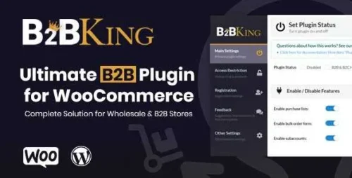 B2BKing GPL v5.1.00 The Ultimate WooCommerce B2B & Wholesale Plugin