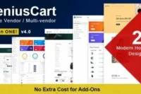 GeniusCart GPL – Single or Multi Vendor Ecommerce System with Physical and Digital Product Marketplace