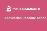 WP Job Manager Application Deadline