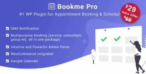 Bookme Pro GPL – WordPress Appointment Booking and Scheduling Software