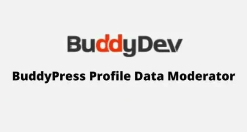 BuddyPress Profile Data Moderator GPL