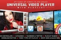 Universal Video Player Plugin GPL