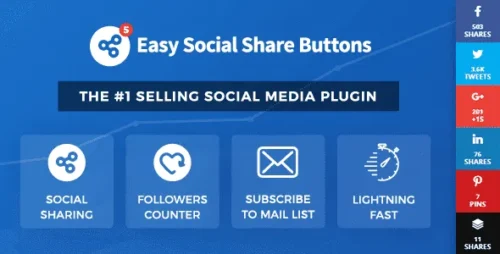 Easy Social Share Buttons GPL v9.8.1 Latest Version