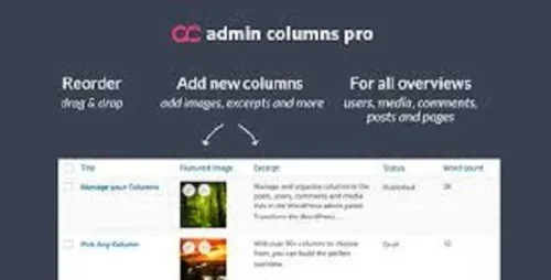 Admin Columns Pro GPL v6.4.10 – Core File