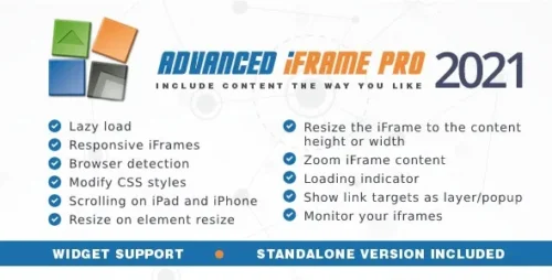 Advanced iFrame Pro GPL v2024.50 Latest Version