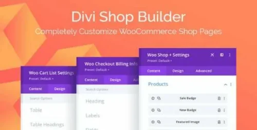 Divi Shop Builder GPL v2.0.14 – For WooCommerce