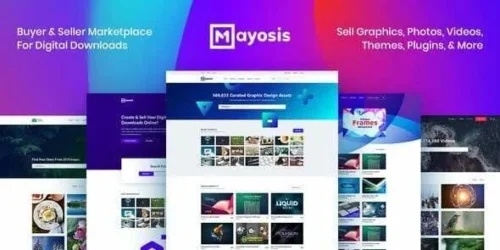 Mayosis Theme GPL v5.0 – Digital Marketplace WordPress Websites