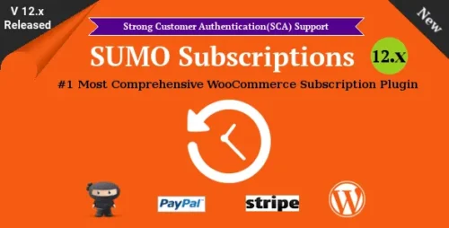 SUMO Subscriptions GPL v15.5.0 – WooCommerce Subscription System