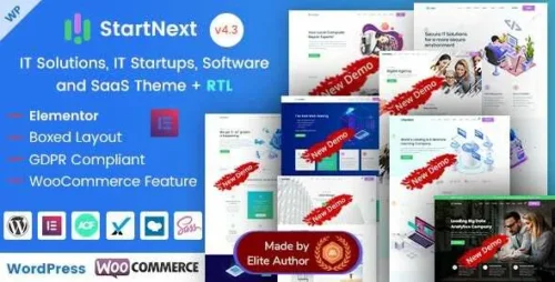 StartNext Theme GPL v5.3 – IT Startups and Digital Services