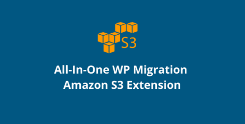 All In One WP Migration Amazon S3 Extension GPL v3.85 [Activated]