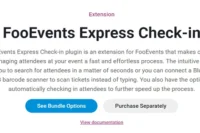 FooEvents Express Check-in Extension GPL