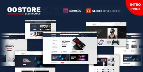 GoStore Theme GPL v1.4.1 – Elementor WooCommerce WordPress Websites