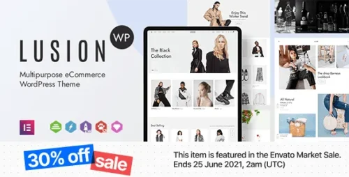 Lusion Theme GPL v2.1.5 – Multipurpose eCommerce WordPress Websites