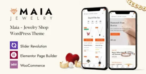 Maia Theme GPL v1.1.6 – Jewelry Shop WordPress Theme