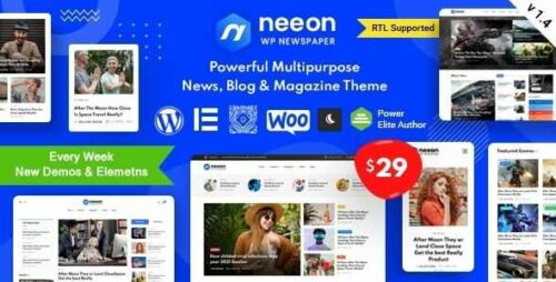 Neeon Theme GPL v3.0.6 – WordPress News Magazine Theme