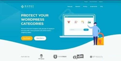 Password Protected Categories GPL v2.7.4 By Barn2 Media