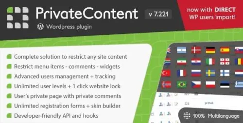 PrivateContent Plugin GPL v8.11.5 Multilevel Content Plugin