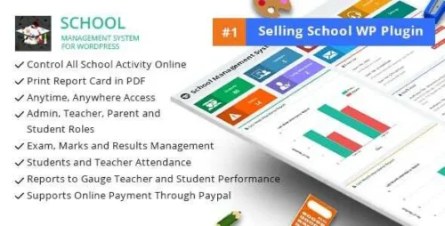 School Management System for WordPress v91.3.0 GPL Latest Version