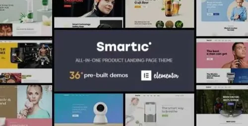 Smartic Theme GPL v2.1.4 – Product Landing Page WooCommerce Theme