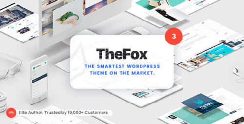 TheFox Theme GPL v3.9.69 – Responsive Multi-Purpose WordPress Theme