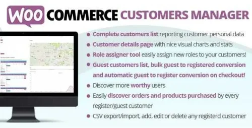 WooCommerce Customers Manager GPL Plugin v30.6