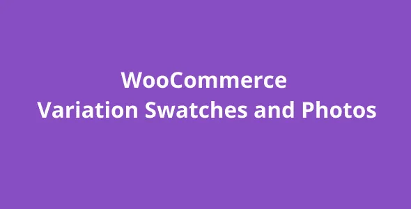 WooCommerce Variation Swatches and Photos