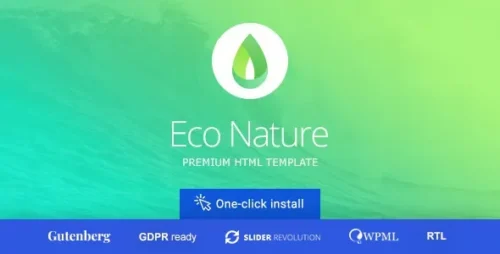 Eco Nature Theme GPL v2.0.1 – Environment & Ecology WordPress Theme