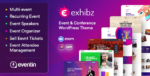 Exhibz Theme GPL v3.0.2 – Event Conference WordPress Websites