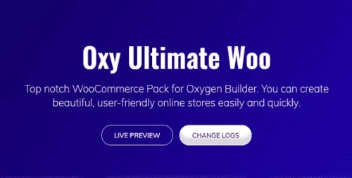 Oxy Ultimate Woo GPL v1.5.9 – WooCommerce Pack for Oxygen Builder