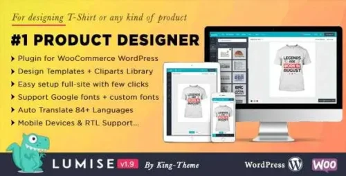 Product Designer for WooCommerce WordPress v2.0.5 – LUMISE.COM