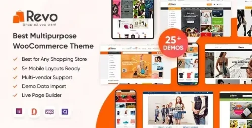 Revo Theme GPL v4.0.25 – Multipurpose Elementor WooCommerce WordPress Websites