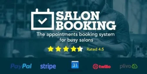 Salon Booking WordPress Plugin GPL v10.7