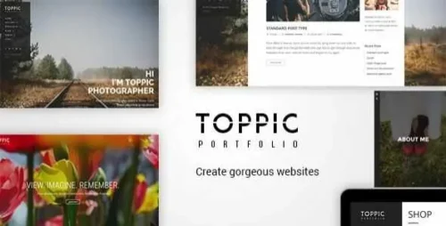 TopPic Theme GPL v4.3.3 – Portfolio Photography Theme