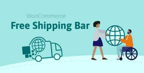 WooCommerce Free Shipping Bar GPL v1.2.4 – Increase Average Order Value