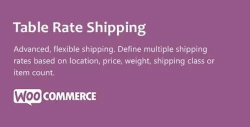 WooCommerce Table Rate Shipping GPL v3.3.2 Latest Version