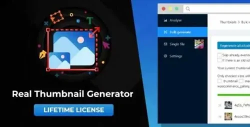 WordPress Real Thumbnail Generator GPL v2.6.91 – Efficiently force regenerate thumbnails in bulk or single