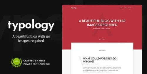 Typology Theme GPL v1.7.6 – Text-Based Minimal WordPress Blog Theme