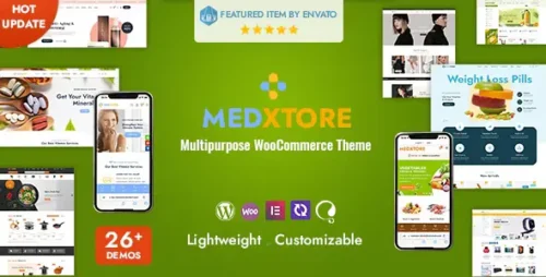 MedXtore Theme GPL v1.9.0 – Pharmacy, Medical & Beauty Elementor WooCommerce Theme