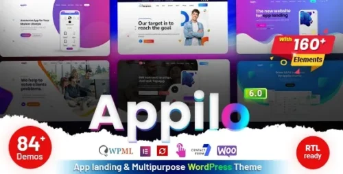 Appilo Theme GPL v6.2.6 – App Landing Page WordPress Theme