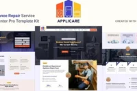 Applicare Home Appliance Repair Services Elementor Pro Template Kit