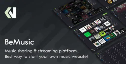 BeMusic Theme GPL v3.1.0 – Music Sharing & Streaming Engine | Music Websites