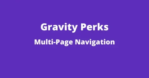 Gravity Perks Multi-Page Navigation GPL v1.2.12 Extension