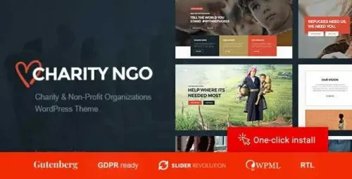 Ngo Theme GPL v1.6 – Charity Donation WordPress Theme