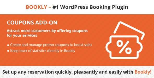 Bookly Coupons Addon GPL