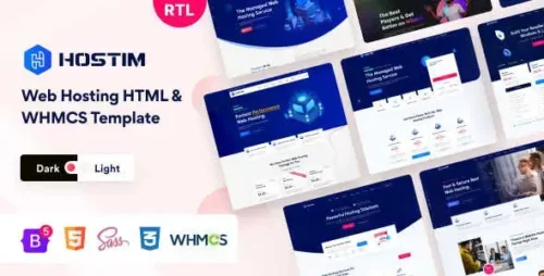 Hostim Theme GPL v4.2.3 – Web Hosting WordPress Theme with WHMCS